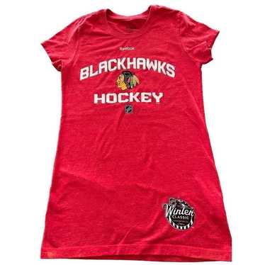 Reebok Chicago Blackhawks Hockey Logo T-shirt siz… - image 1