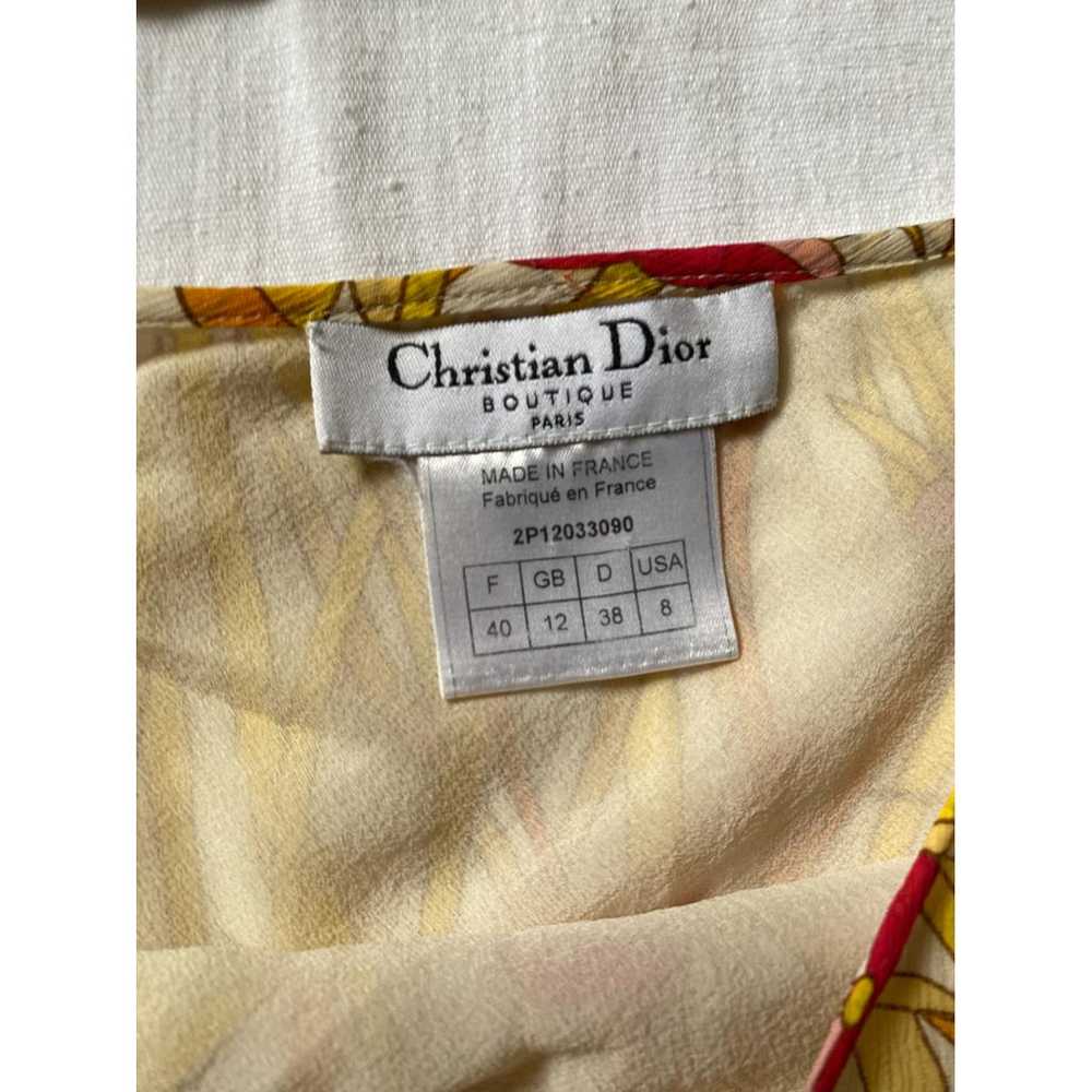 Dior Silk mid-length skirt - image 2