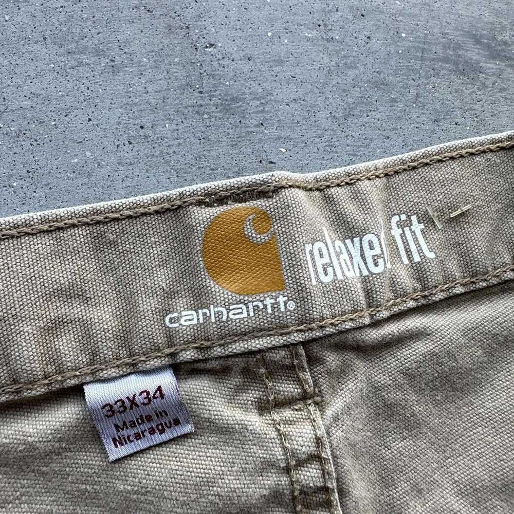 Carhartt Y2K Carhartt relaxed fit cargo workwear … - image 3