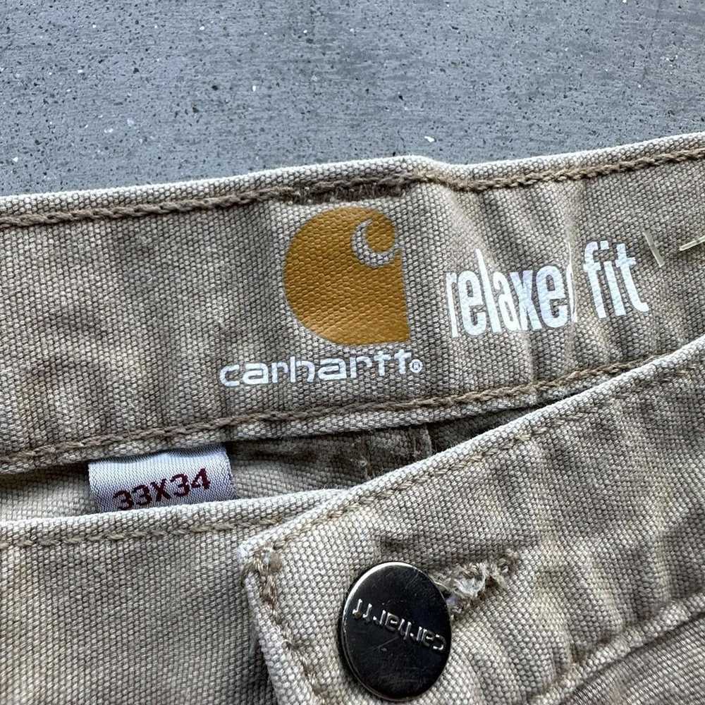 Carhartt Y2K Carhartt relaxed fit cargo workwear … - image 4