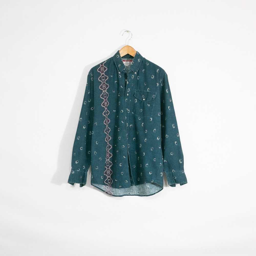 Vintage Vintage Southwestern Button Up Shirt L - … - image 1