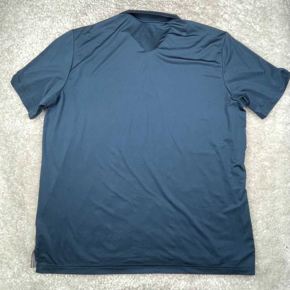 Adidas Adidas Polo Shirt Men XL Blue Stripes Perf… - image 2
