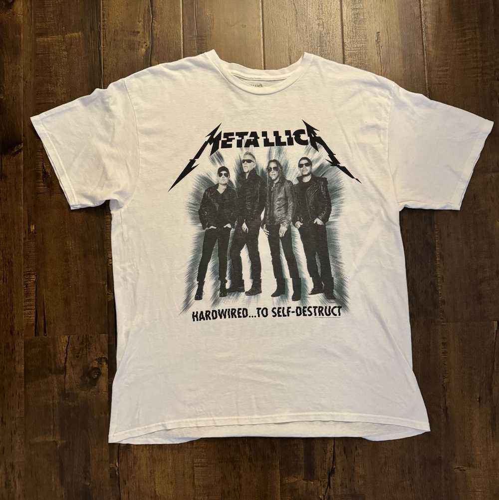 Metallica Metallica World Wired Tour Shirt 2017 M… - image 1