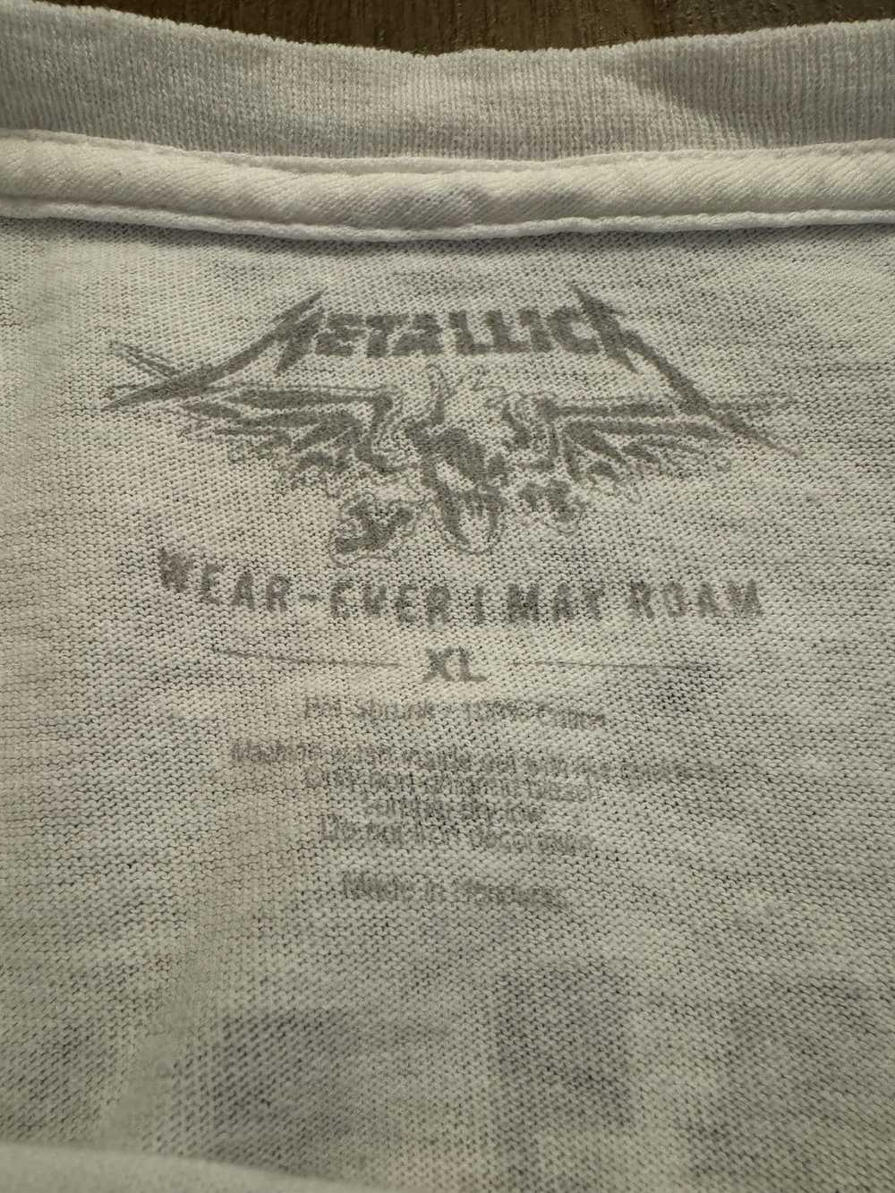 Metallica Metallica World Wired Tour Shirt 2017 M… - image 3