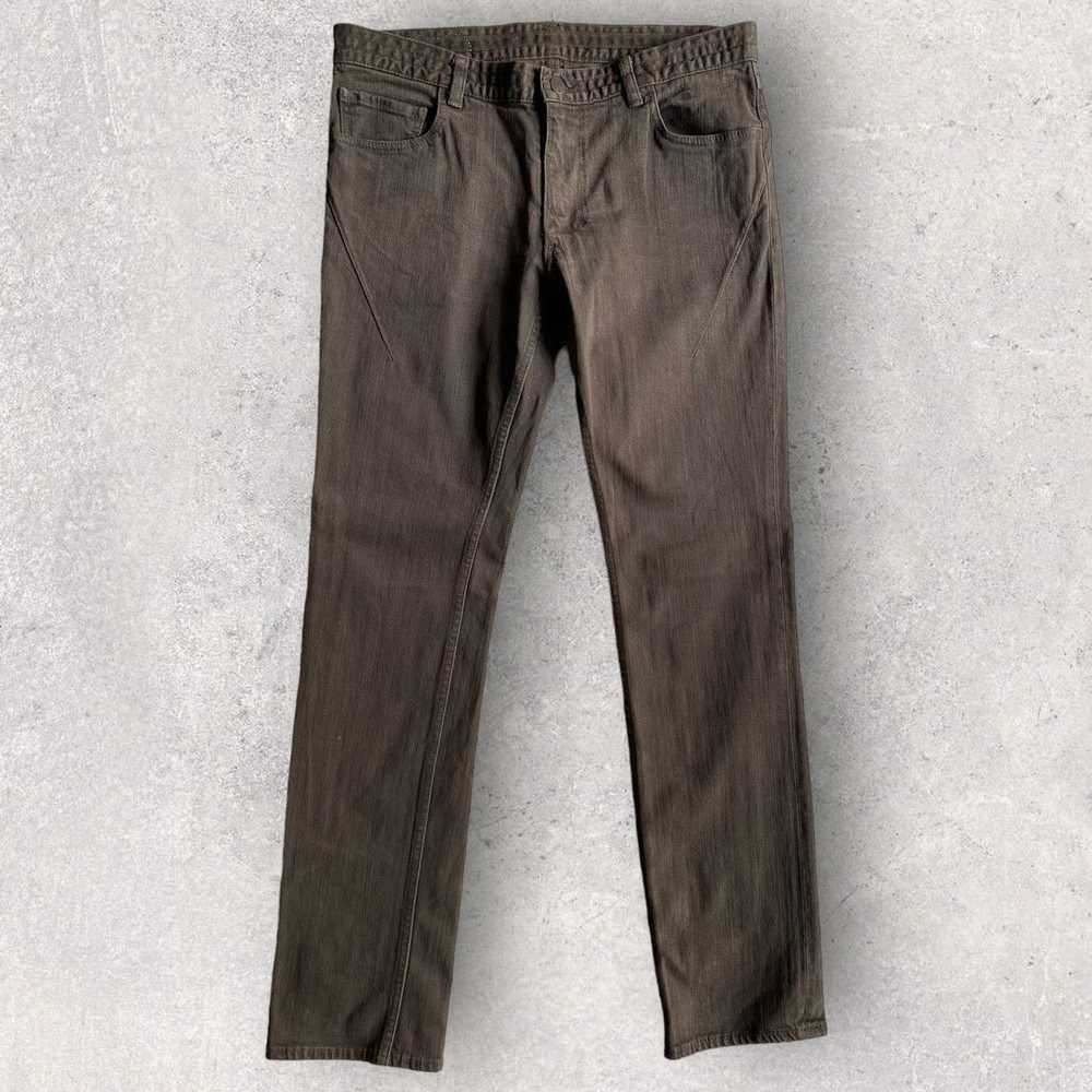 Number (N)ine Number (N)ine SS07 Brown Dye Skinny… - image 1