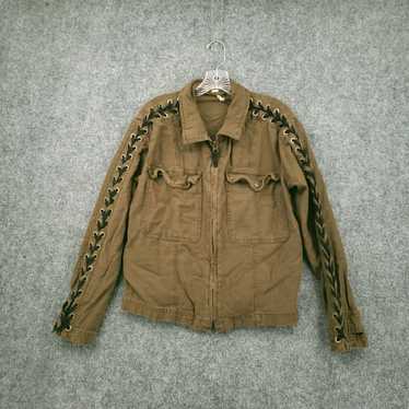 Free People Free People Jacket Womens S Small Gree
