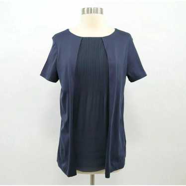 Cos COS Top T-Shirt Blouse Womens S Small Pleated 