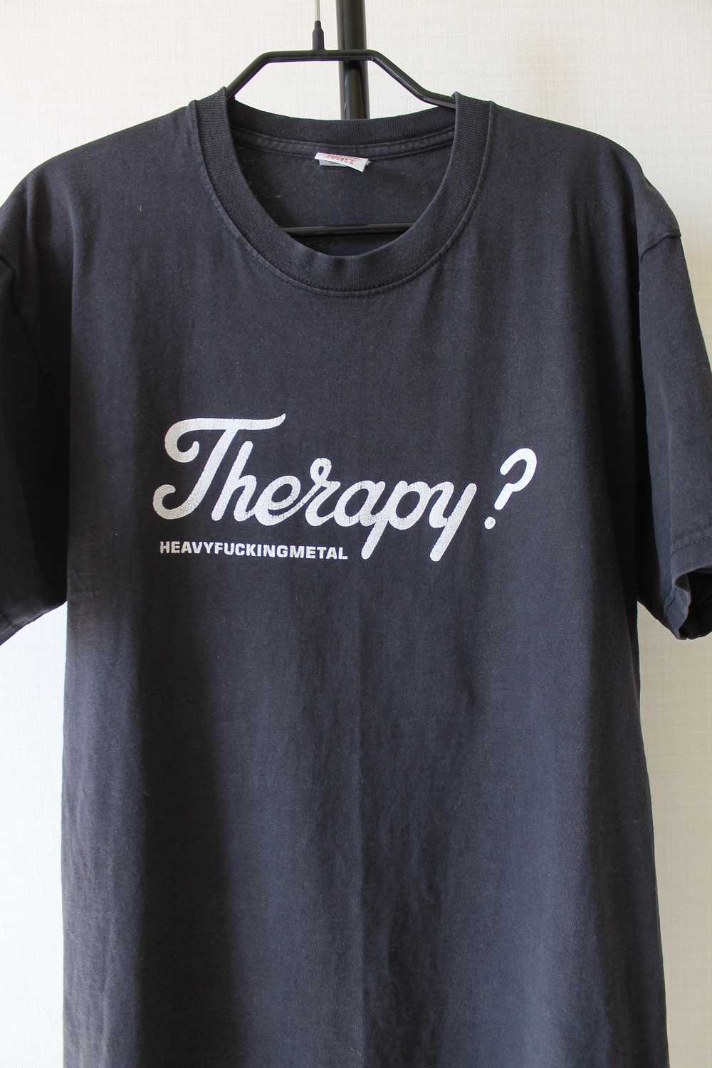 Band Tees × Rock T Shirt × Vintage 90's Therapy ?… - image 3