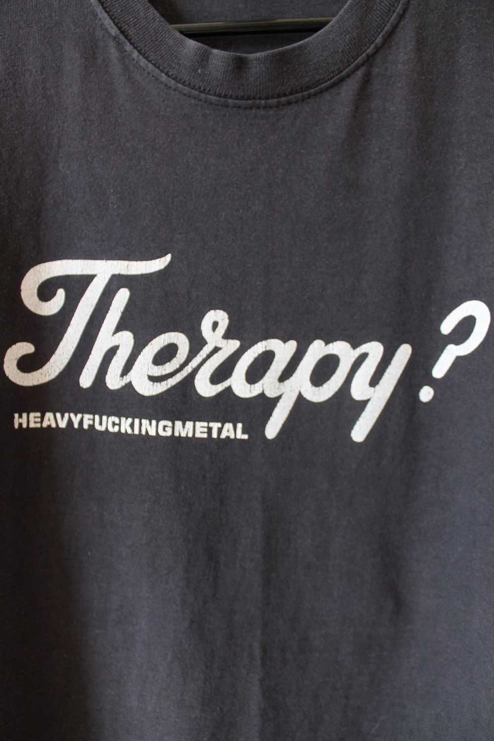 Band Tees × Rock T Shirt × Vintage 90's Therapy ?… - image 4