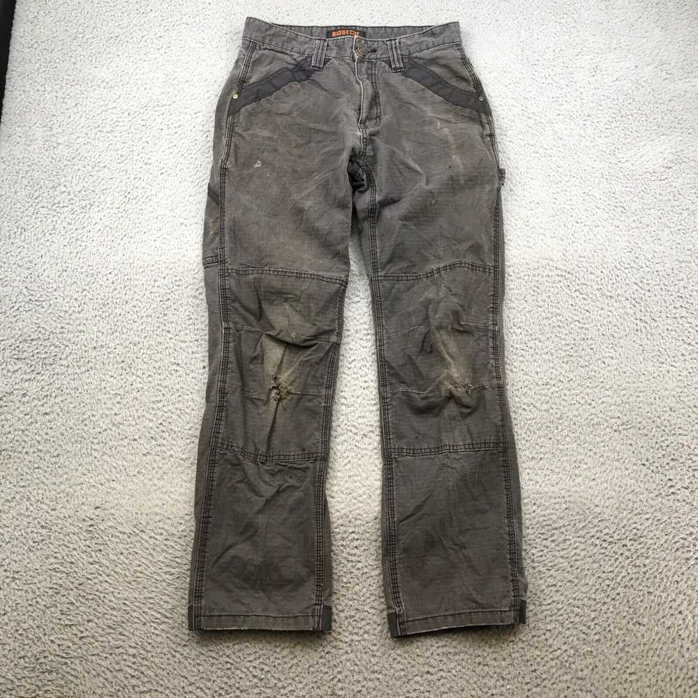 Vintage Ridgecut Toughwear Pants 30x32 Black Canv… - image 1