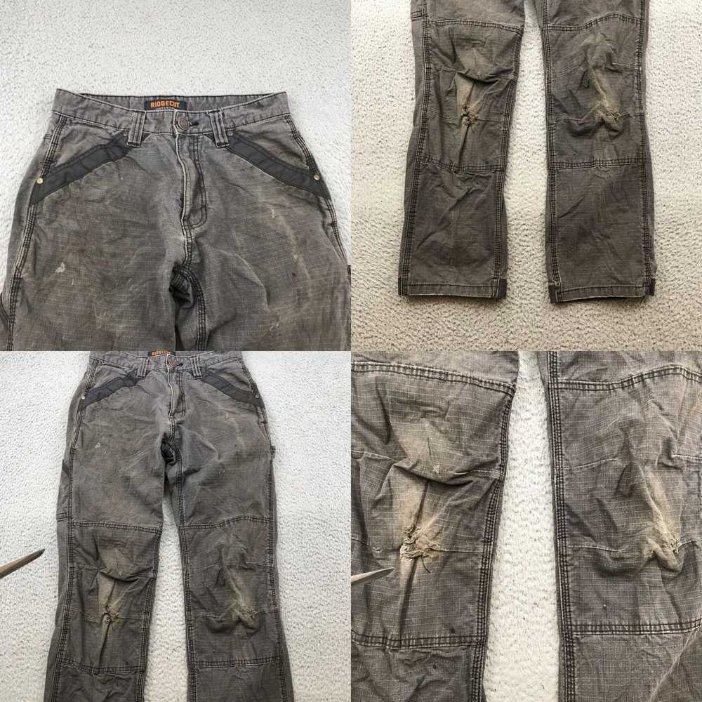 Vintage Ridgecut Toughwear Pants 30x32 Black Canv… - image 4