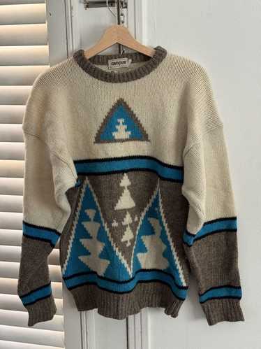 Vintage icelandic wool sweater from iceland