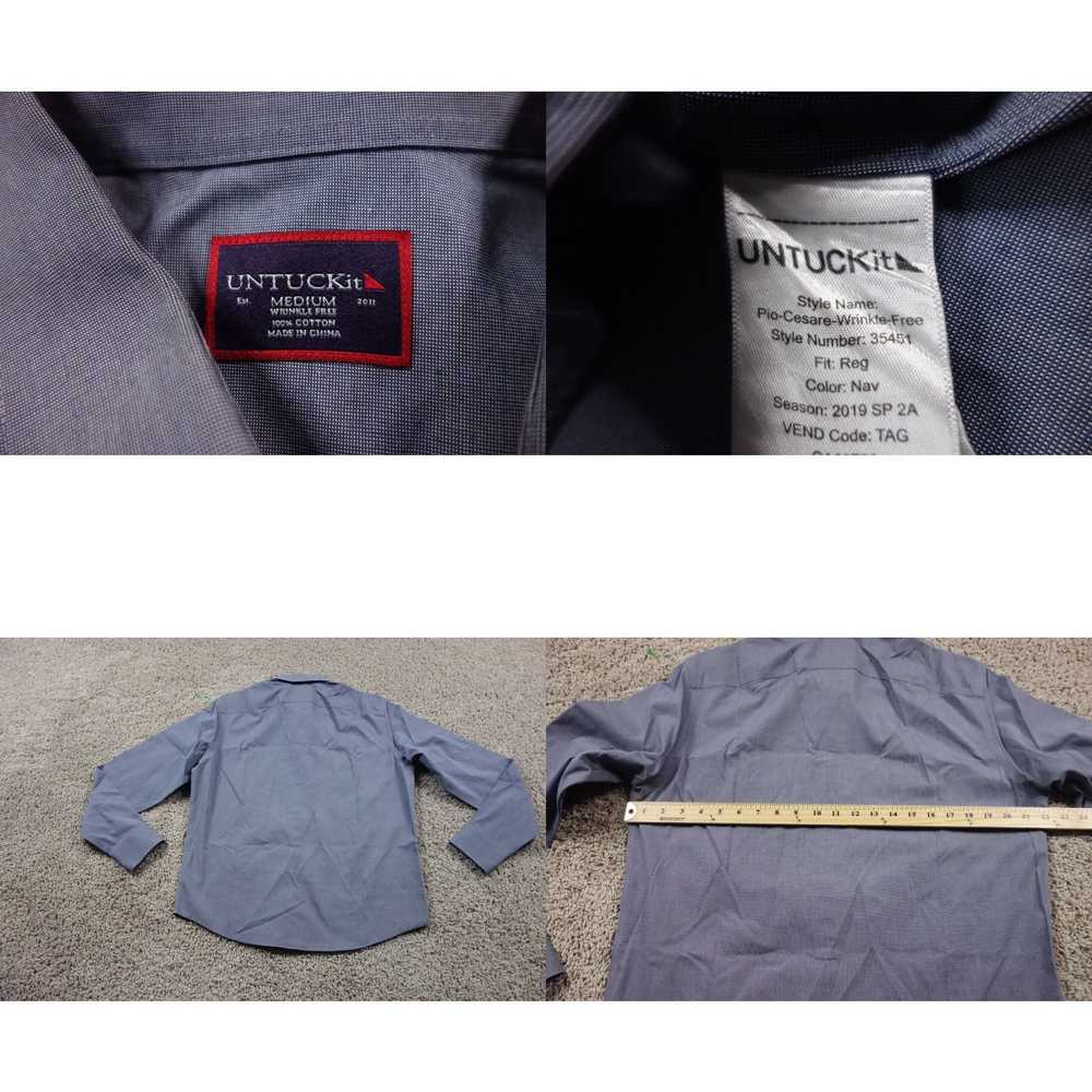 UNTUCKit UNTUCKit Shirt Mens Medium Blue Button U… - image 4