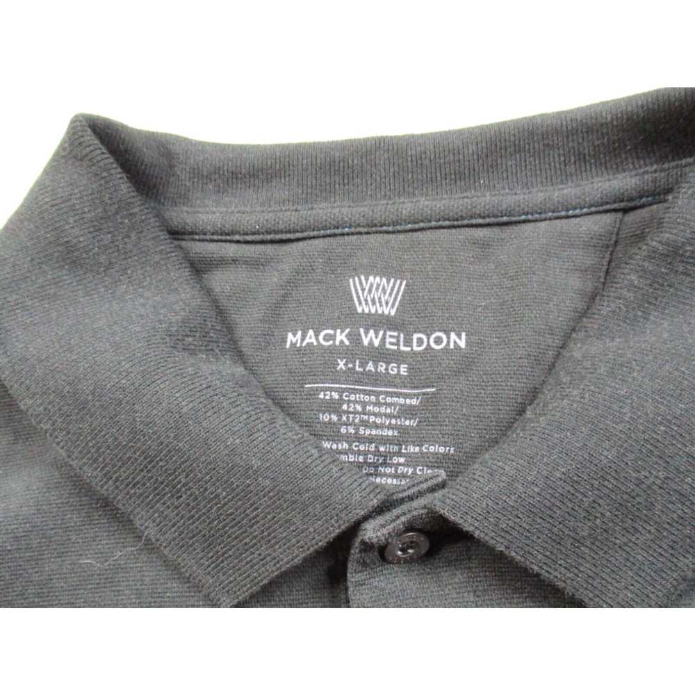 Vintage Mack Weldon Polo Shirt Mens XL Dark Gray … - image 2