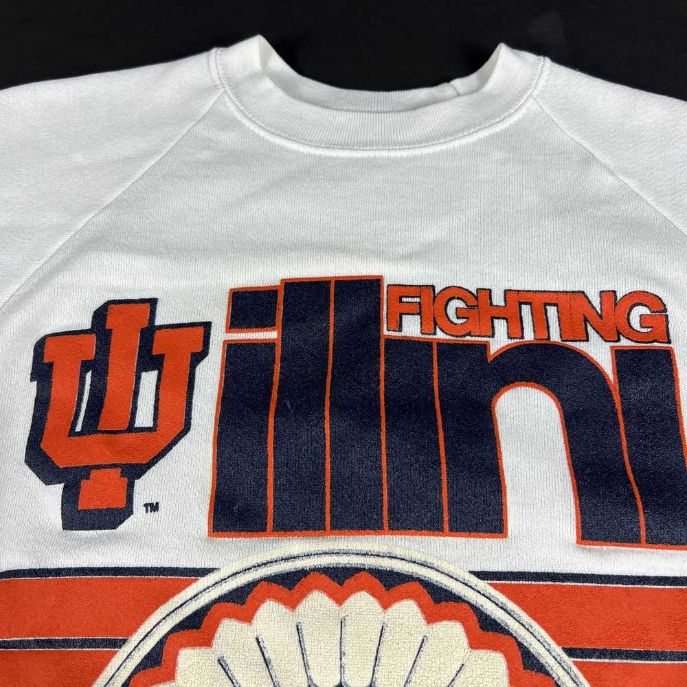 Ncaa × Vintage VTG 90s Ilinois Fighting Illini Sw… - image 9