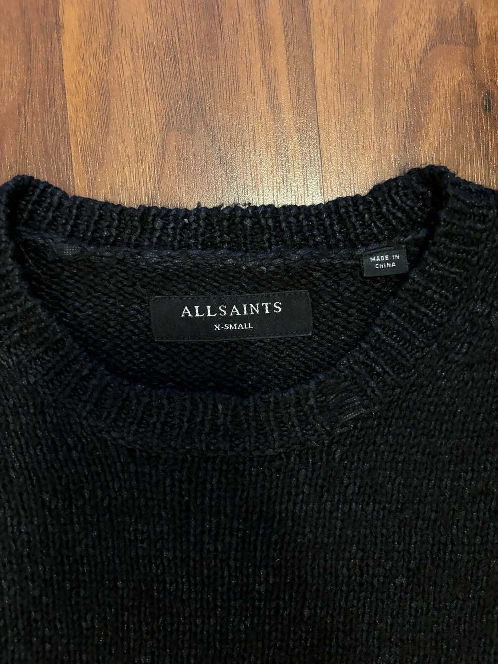 Allsaints Ektarr oversized distressed sweater - image 3