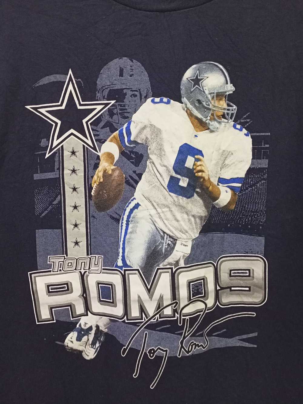 NFL × Vintage Dallas Cowboys Tony Romo 9 Nfl T sh… - image 2