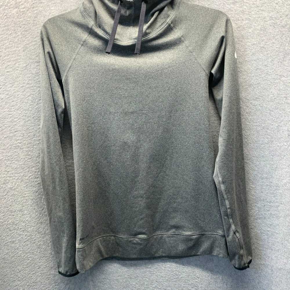Nike Nike Shirt Womens Small Gray Pro Pullover Dr… - image 3