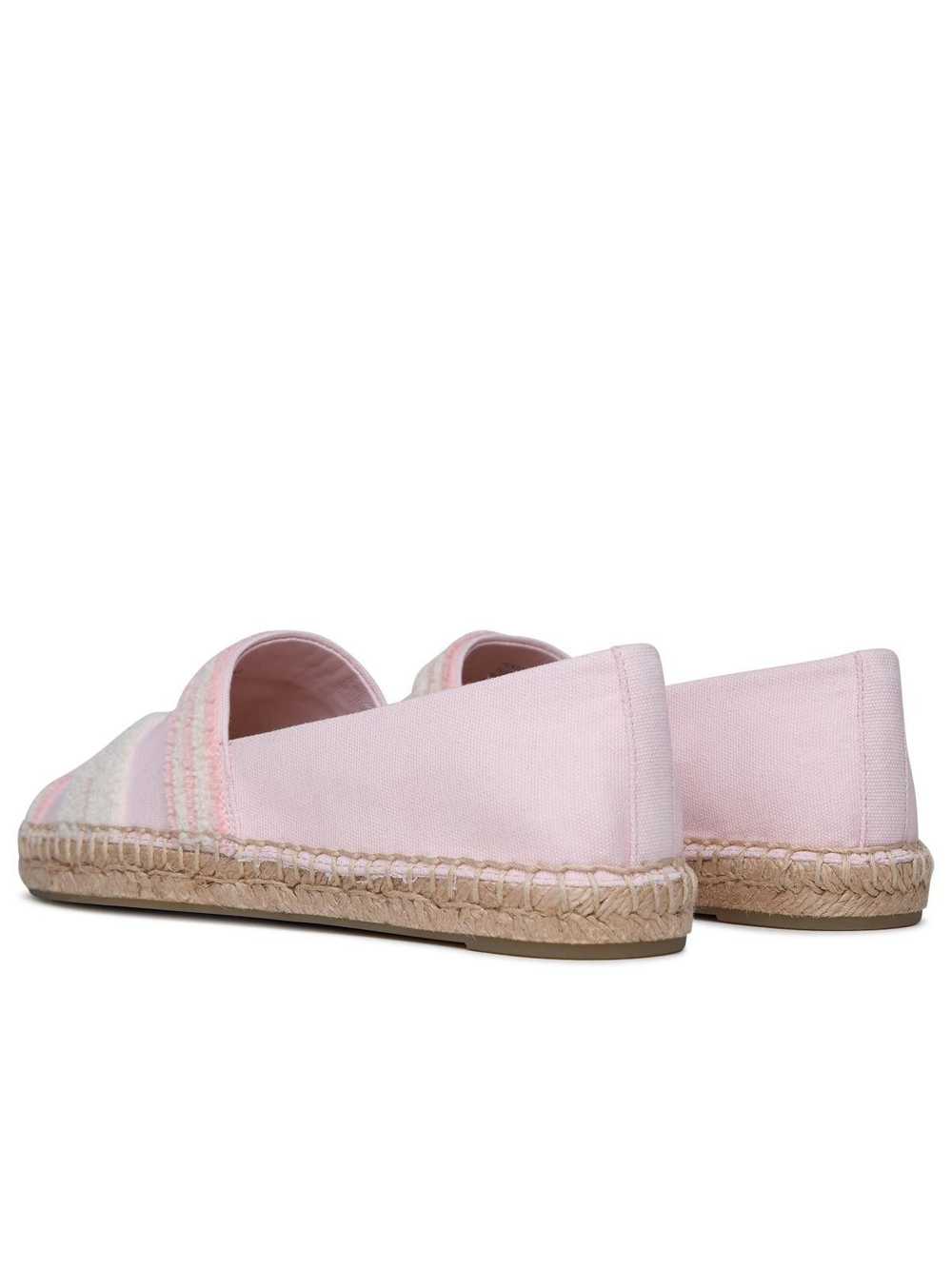 Tory Burch Tory Burch Pink Cotton Espadrilles - image 4