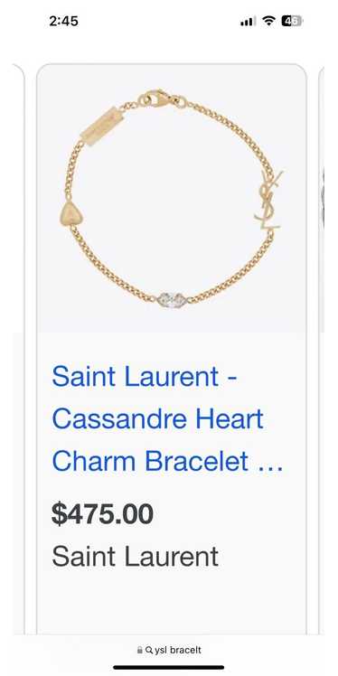 Saint Laurent Paris Saint Laurent bracelet