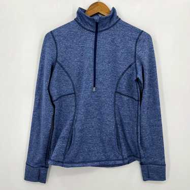 Vintage Lucy Active Sweatshirt Women's M Blue 1/4 