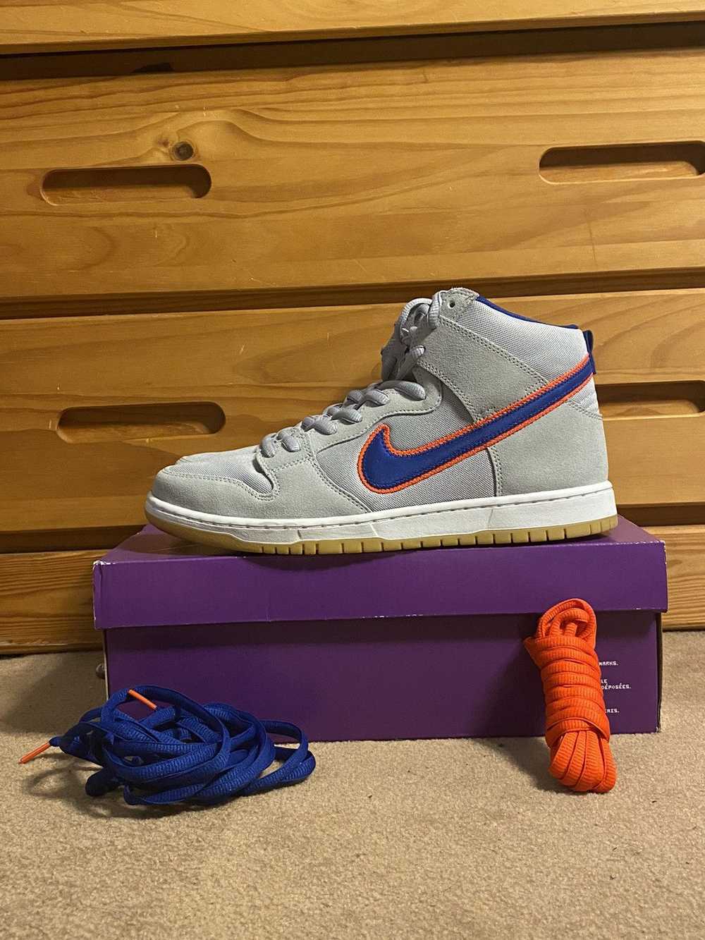 Nike Nike SB Dunk High PRM New York Mets Size 11.5 - image 1