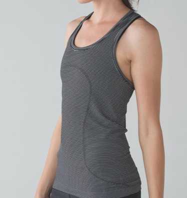 Lululemon Lululemon Black White Stripe Swiftly Tec