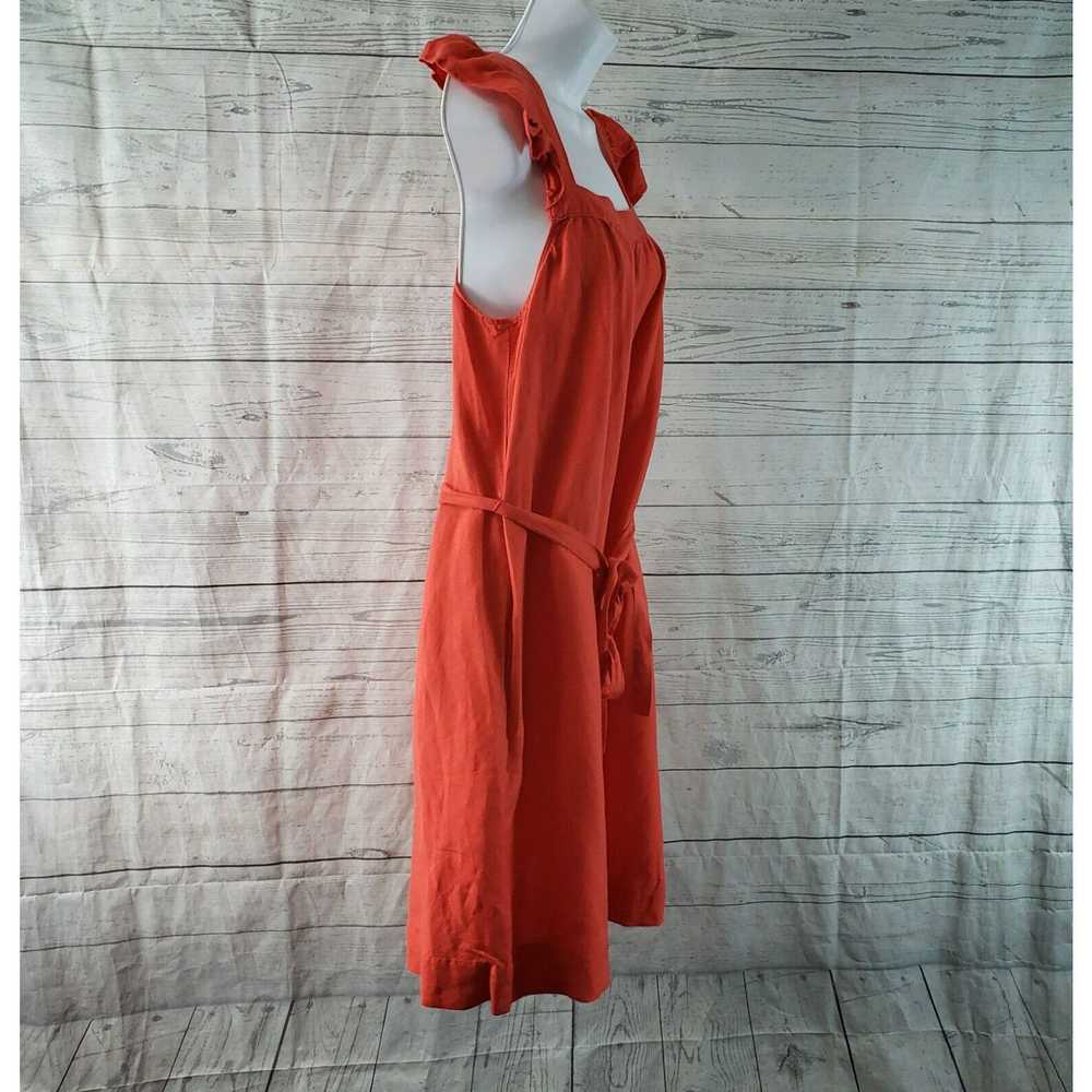 Loft Ann Taylor LOFT Womens Dress Sz XS Orange/Re… - image 3