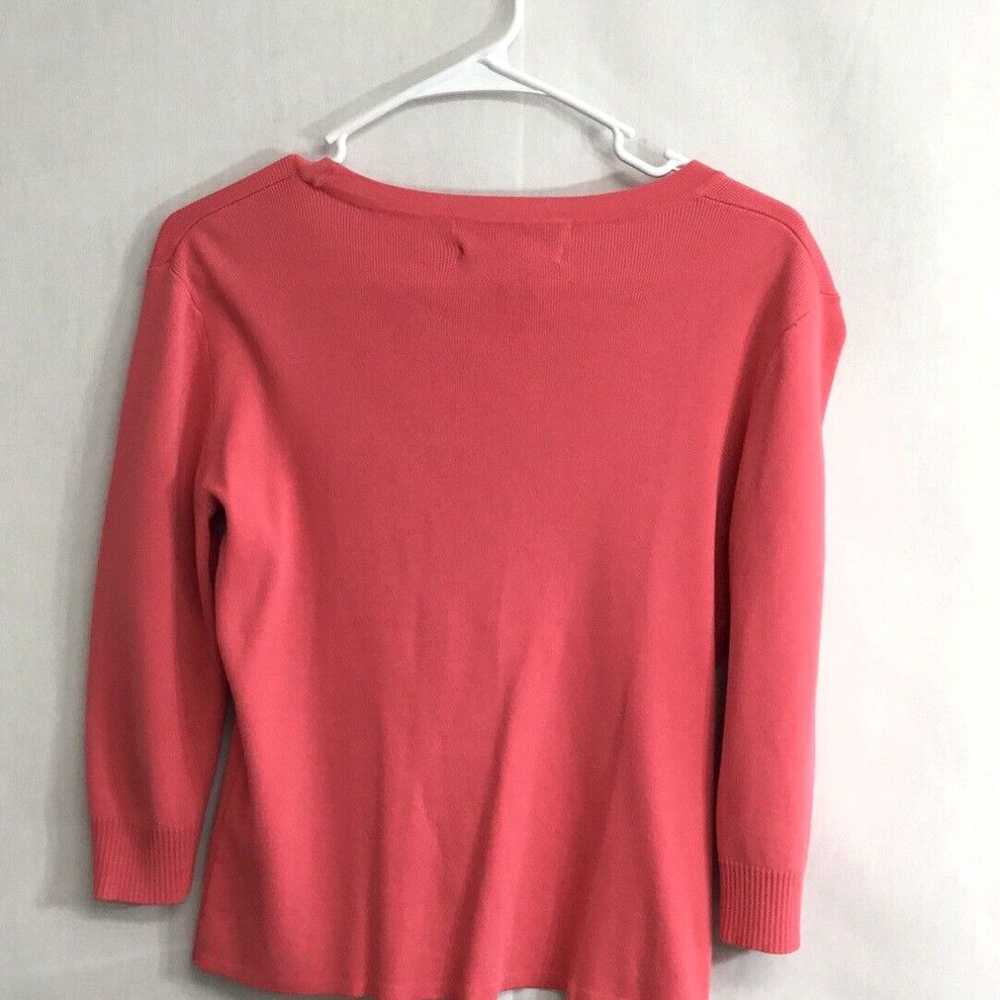 Vintage Joseph A. Womens Pink Knitted Round Neck … - image 2