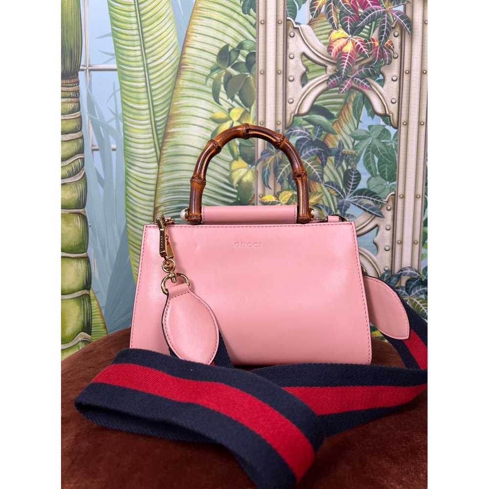 Gucci Nymphaea leather handbag - image 4