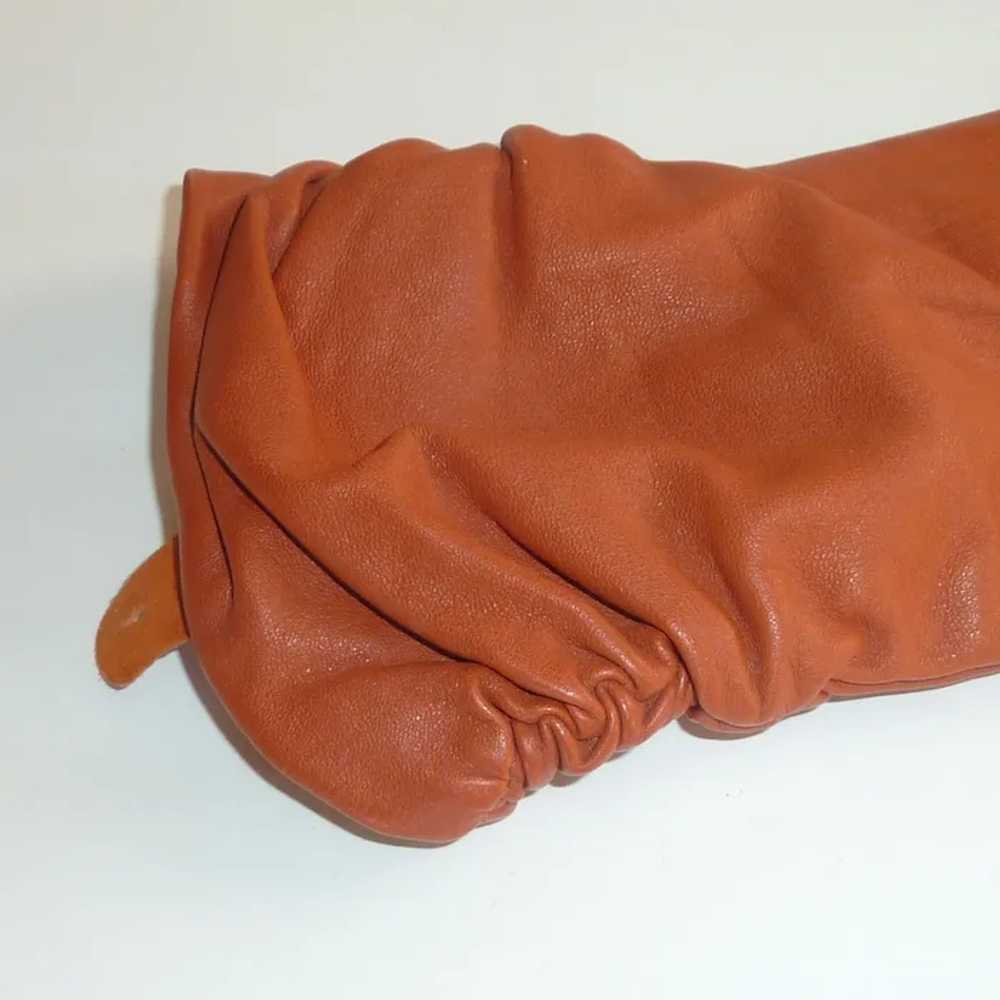 Leather Orange Preston and York Gloves - image 3