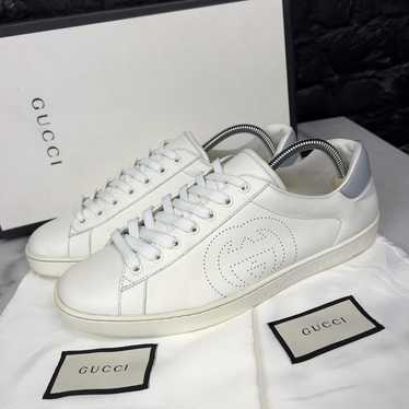 Gucci Ace Interlocking G sneaker leather 8 G - image 1