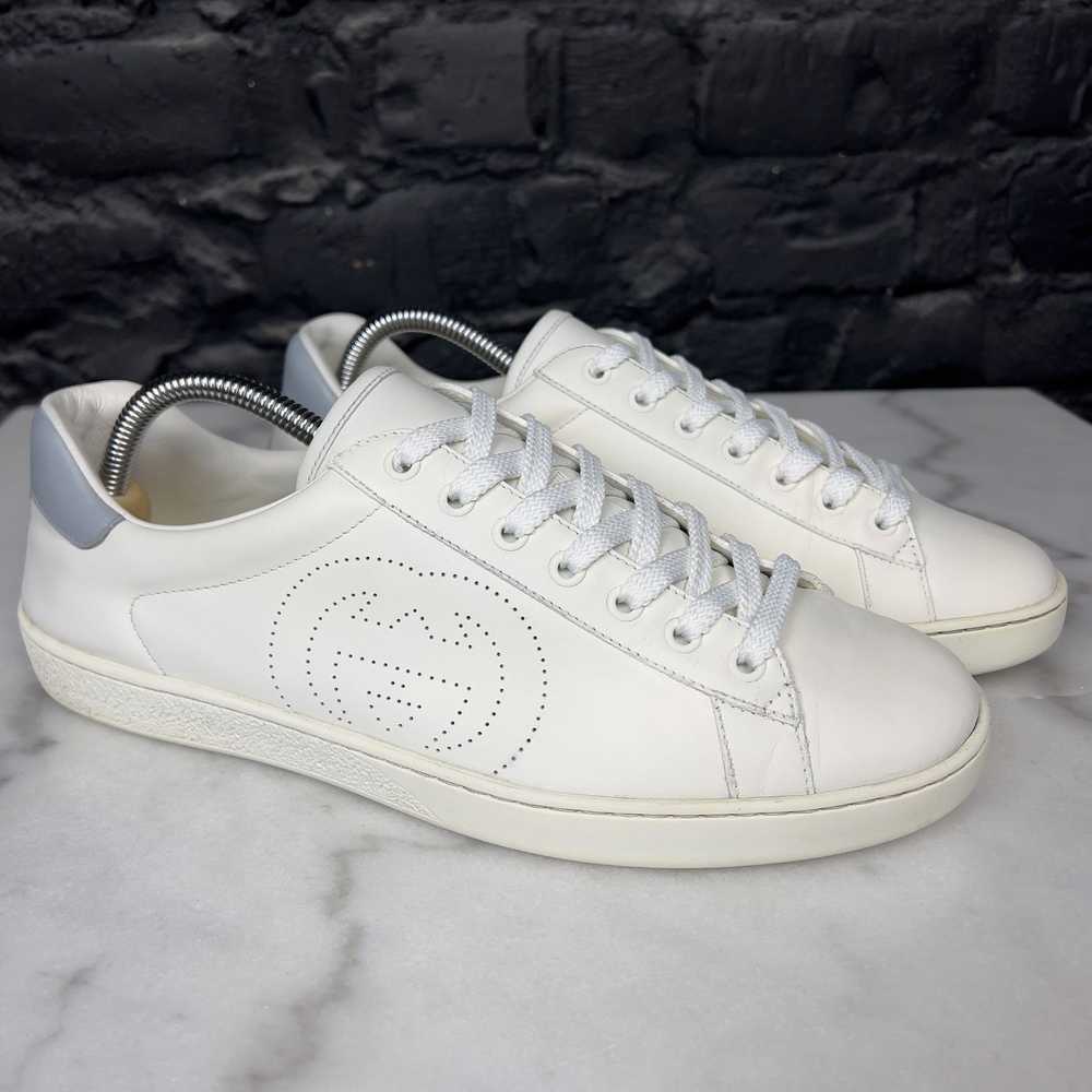 Gucci Ace Interlocking G sneaker leather 8 G - image 7