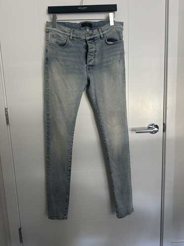 Amiri Amiri light denim stack jeans