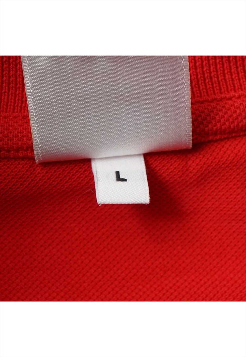 Vintage Spalding Logo Red Polo Shirt Mens - image 4