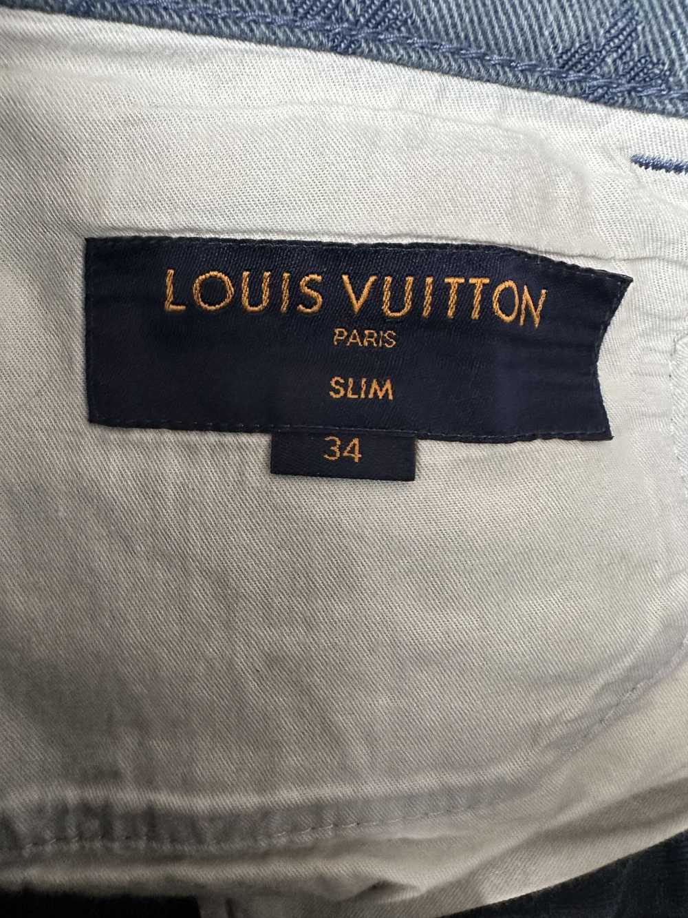 Louis Vuitton Louis Vuitton Blue Monogram Slim Je… - image 4