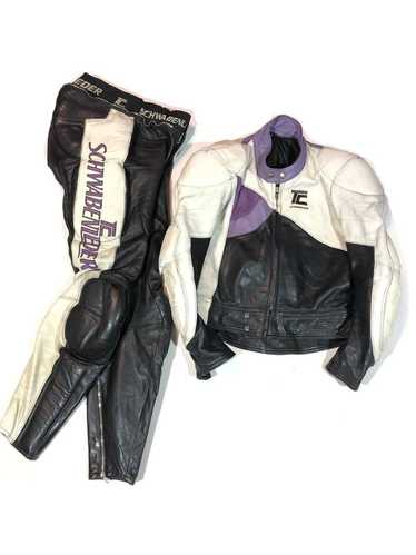 Leather Jacket × Racing × Sports Specialties Schwa