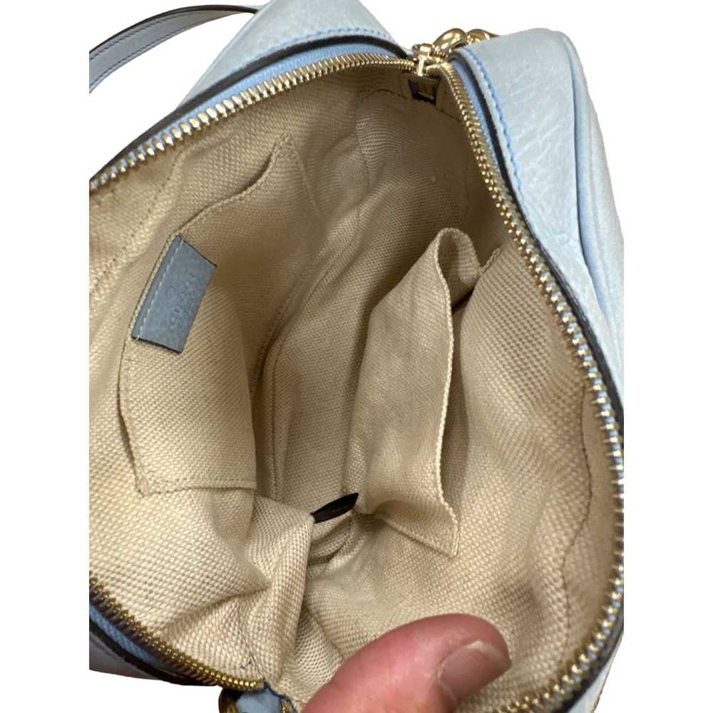 Gucci Gucci women’s purse crossbody handbag blue … - image 3