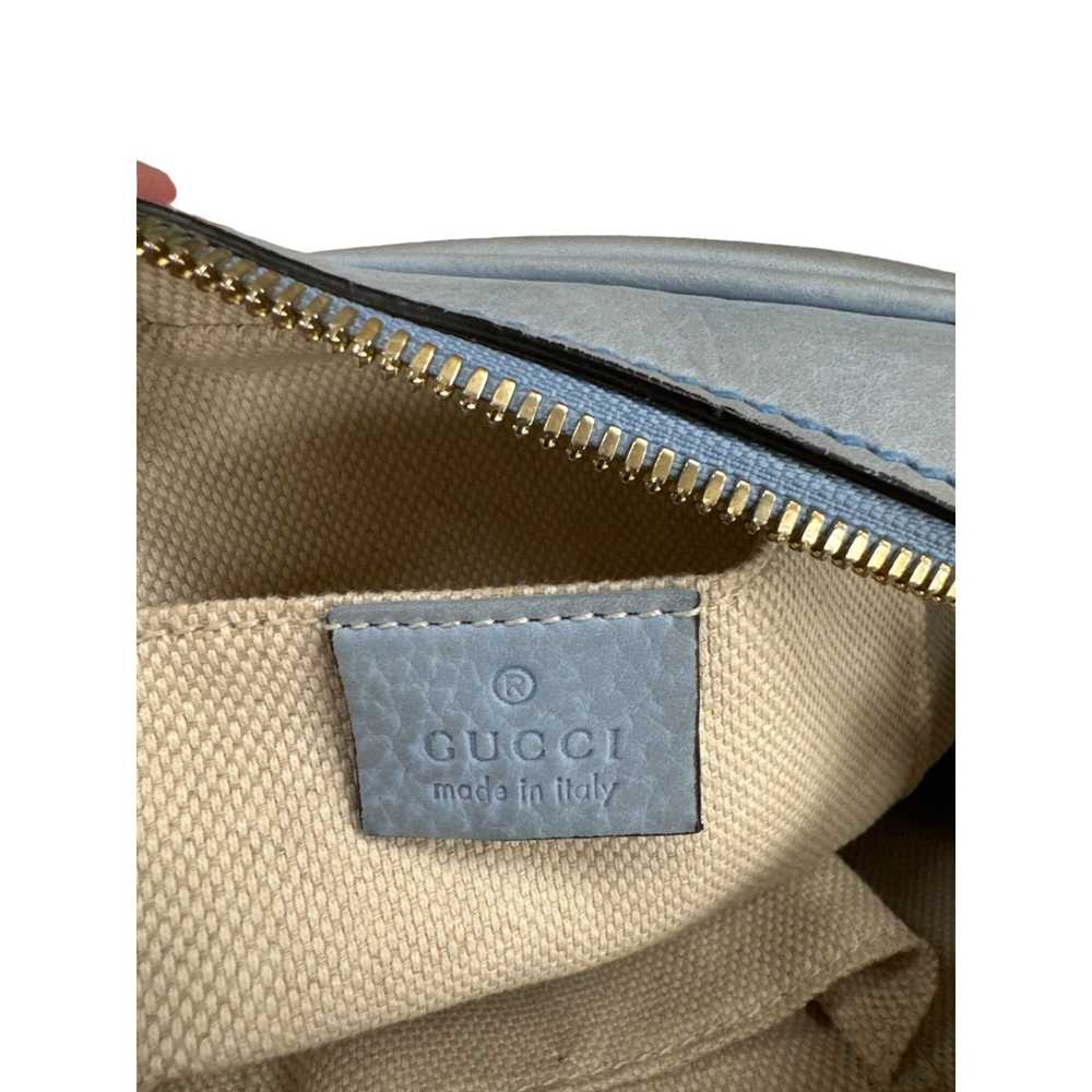 Gucci Gucci women’s purse crossbody handbag blue … - image 4