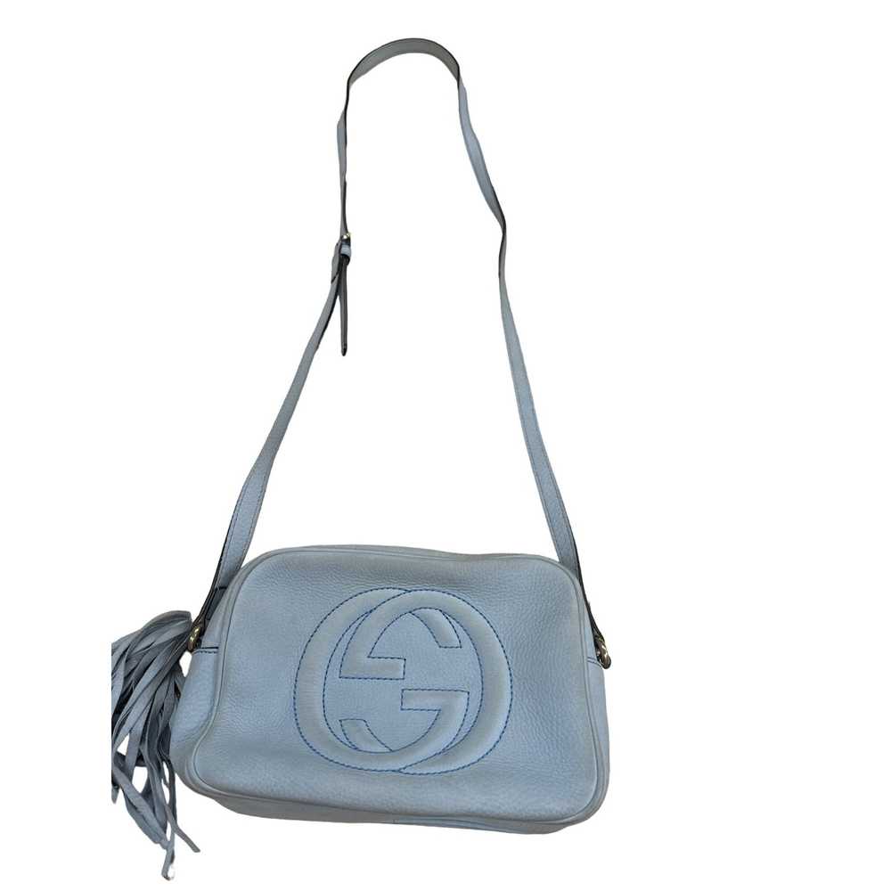 Gucci Gucci women’s purse crossbody handbag blue … - image 7