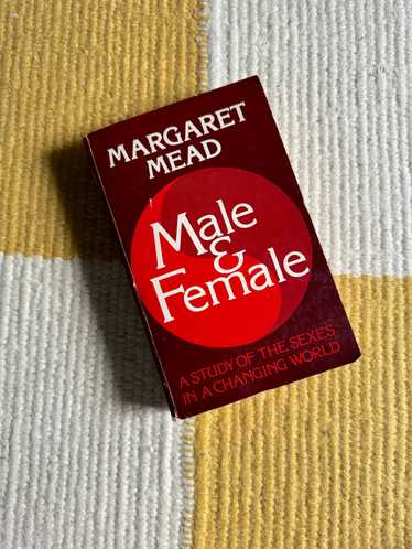 Margaret Mead Male and Female paperback book