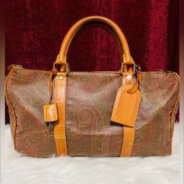 Etro Milano Italy outlet Paisley Boston Bag