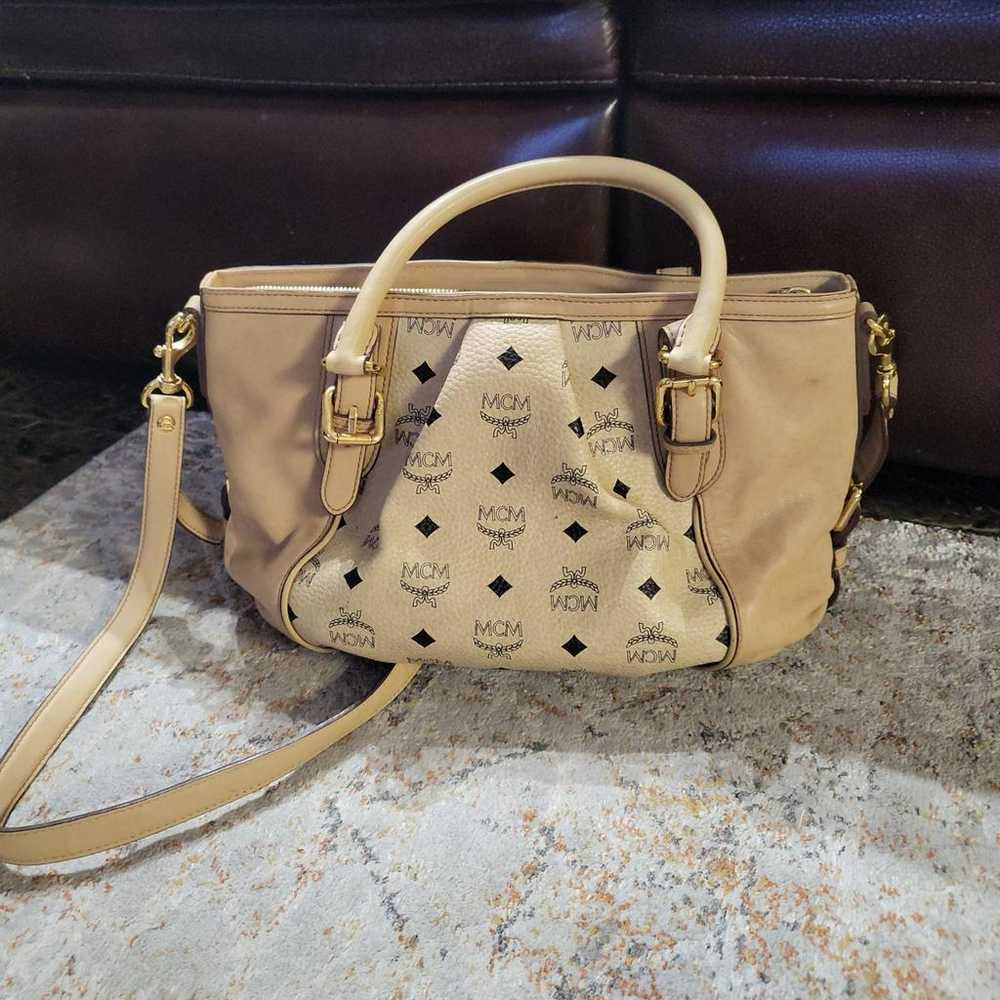 MCM Leather handbag - image 3
