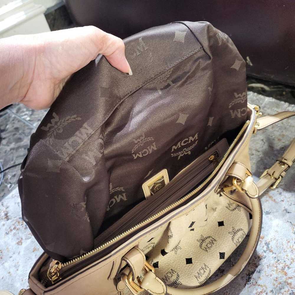 MCM Leather handbag - image 9