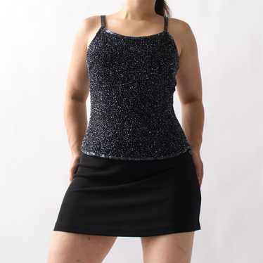 Vintage Sparkly Beaded Top - image 1