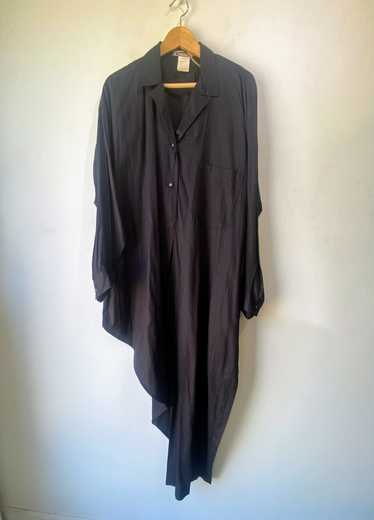 Vintage Issey Miyake Black Asymmetrical Dress