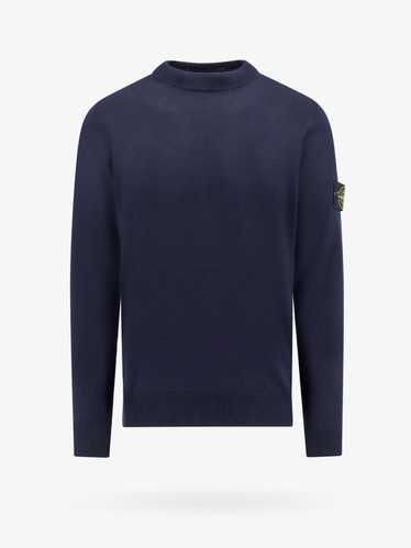 Stone Island Sweater Man Blue Knitwear