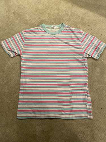 Eptm × Made In Usa Eptm blue pink stripe tee