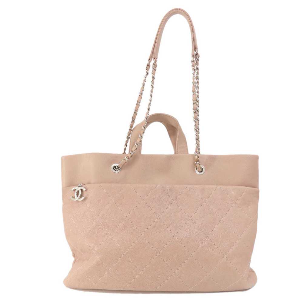 Chanel CHANEL Coco Mark Matelasse Tote Bag Soft C… - image 1