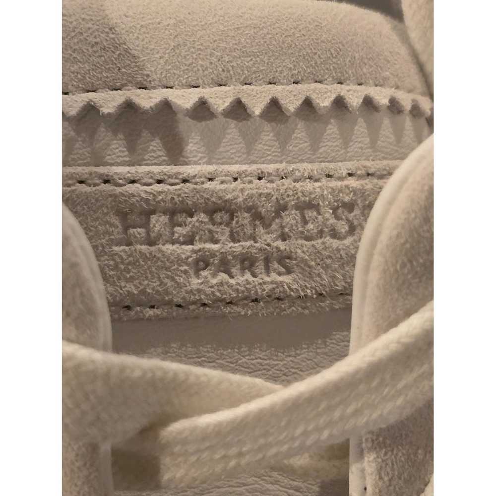 Hermès Bouncing leather trainers - image 10